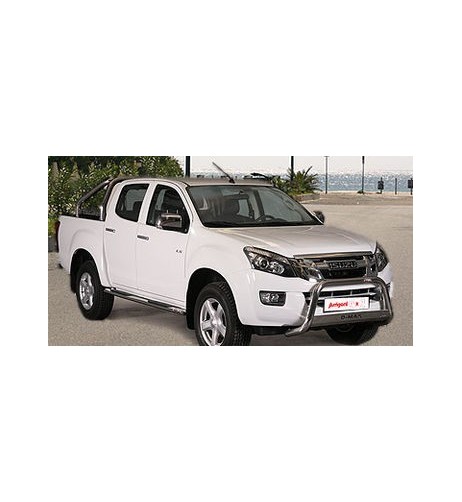 Bull Bar protezione anteriore inox lucido 60mm Isuzu D-Max 2012-2019