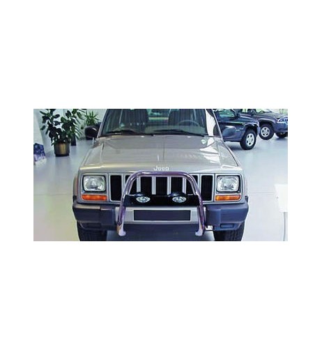 Bull Bar protezione anteriore inox lucido 60mm Jeep Cherokee 1998-2000
