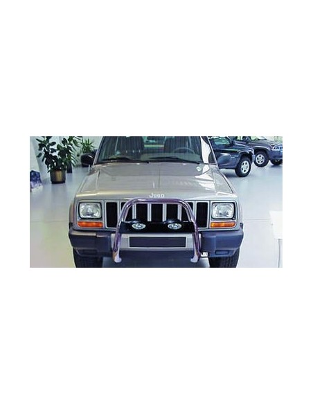 Bull Bar protezione anteriore inox lucido 60mm Jeep Cherokee 1998 2000