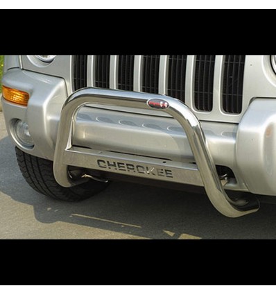Bull Bar protezione anteriore inox lucido 60mm Jeep Cherokee 2001-2007