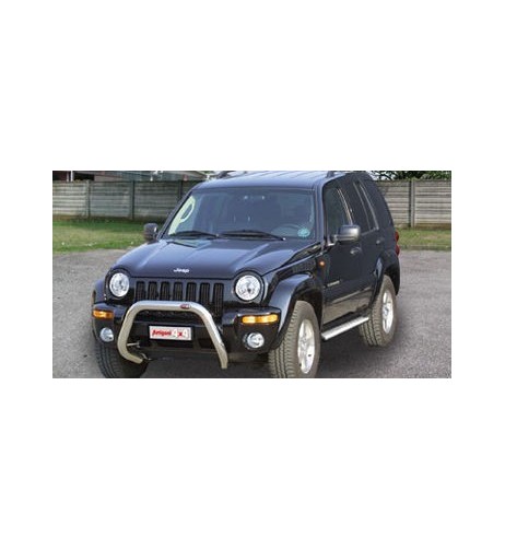 Bull Bar protezione anteriore inox lucido 60mm Jeep Cherokee 2001 2007