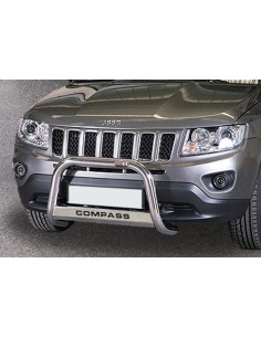 Bull Bar protezione anteriore inox lucido 60mm Jeep Compass 2011 2016