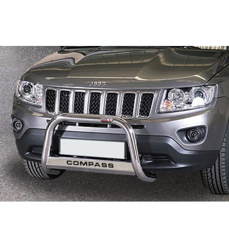 Bull Bar protezione anteriore inox lucido 60mm Jeep Compass 2011-2016