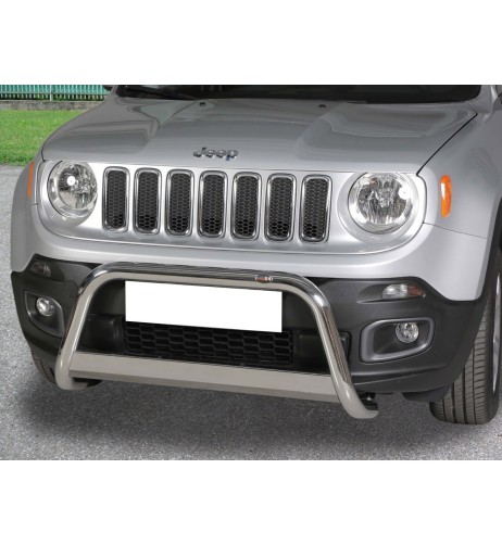 Bull Bar protezione anteriore inox lucido 60mm Jeep Renegade dal 2014