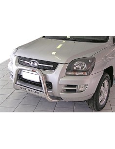 Bull Bar protezione anteriore inox lucido 60mm Kia Sportage 2004 2007