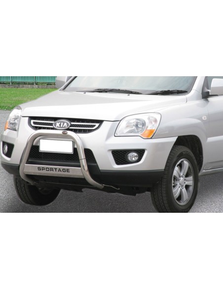 Bull Bar protezione anteriore inox lucido 60mm Kia Sportage 2008-2009