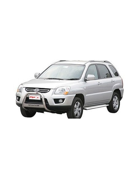 Bull Bar protezione anteriore inox lucido 60mm Kia Sportage 2008 2009