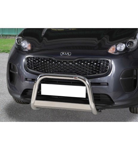 Bull Bar protezione anteriore inox lucido 60mm Kia Sportage 2016 2021
