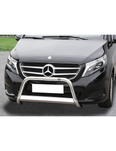 Bull Bar protezione anteriore inox lucido 60mm Mercedes Classe V dal 2014