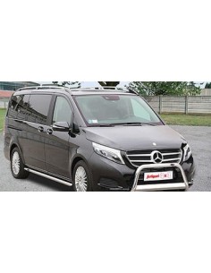 Bull Bar protezione anteriore inox lucido 60mm Mercedes Classe V dal 2014 2