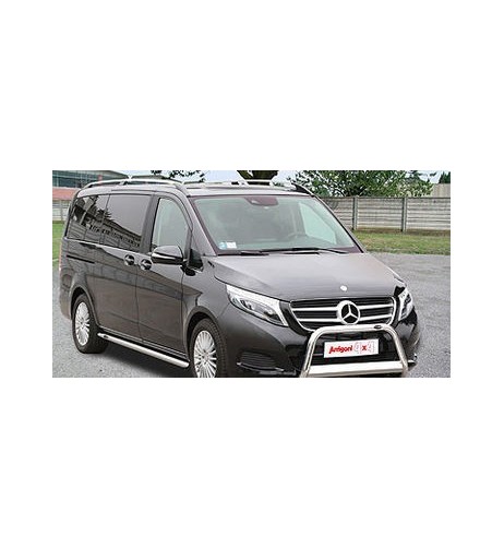 Bull Bar protezione anteriore inox lucido 60mm Mercedes Classe V dal 2014