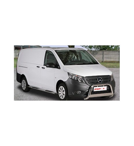 Bull Bar protezione anteriore inox lucido 60mm Mercedes Vito / Viano dal 2015