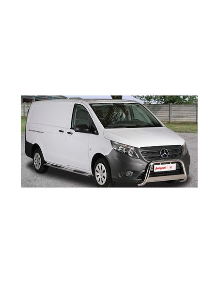 Bull Bar protezione anteriore inox lucido 60mm Mercedes Vito / Viano dal 2015