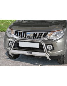 Bull Bar protezione anteriore inox lucido 60mm Mitsubishi L200 2015 2018