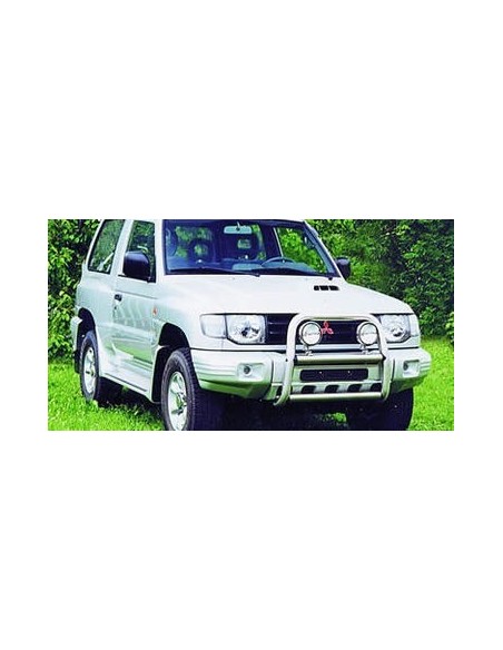 Bull Bar protezione anteriore inox lucido 60mm Mitsubishi Pajero 1998 1999