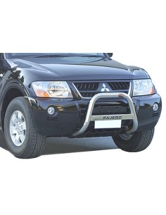 Bull Bar protezione anteriore inox lucido 60mm Mitsubishi Pajero 2003 2006