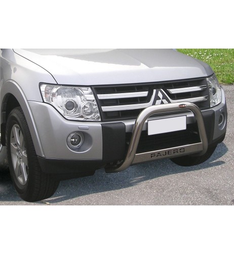 Bull Bar protezione anteriore inox lucido 60mm Mitsubishi Pajero V80 2007-2014