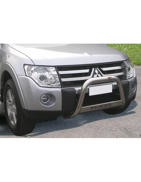 Bull Bar protezione anteriore inox lucido 60mm Mitsubishi Pajero V80 2007 2