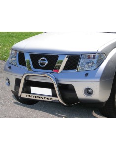 Bull Bar protezione anteriore inox lucido 60mm Nissan Pathfinder fino al 20