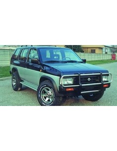 Bull Bar protezione anteriore inox lucido 60mm Nissan Terrano 1997 1999 2