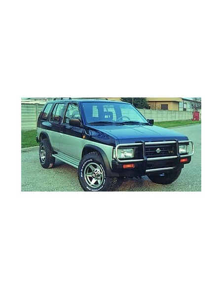 Bull Bar protezione anteriore inox lucido 60mm Nissan Terrano 1997-1999