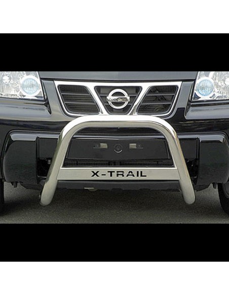 Bull Bar protezione anteriore inox lucido 60mm Nissan X Trail 2001 2003