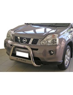 Bull Bar protezione anteriore inox lucido 60mm Nissan X Trail 2007 2010