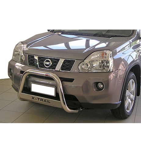 Bull Bar protezione anteriore inox lucido 60mm Nissan X-Trail 2007-2010
