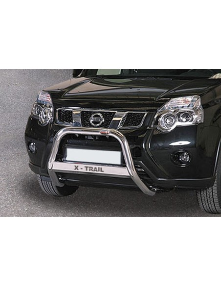 Bull Bar protezione anteriore inox lucido 60mm Nissan X Trail 2011 2014