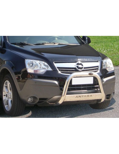 Bull Bar protezione anteriore inox lucido 60mm Opel Antara 2007 2010