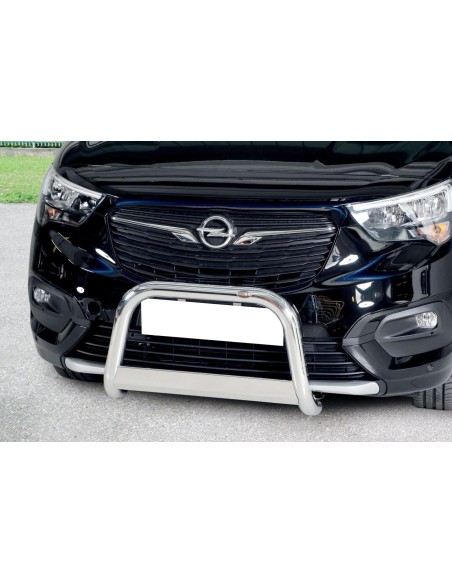 Bull Bar protezione anteriore inox lucido 60mm Opel Combo dal 2018