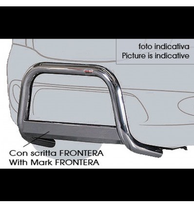 Bull Bar protezione anteriore inox lucido 60mm Opel Frontera dal 1999