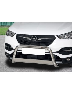 Bull Bar protezione anteriore inox lucido 60mm Opel Grandland X 2017 2024