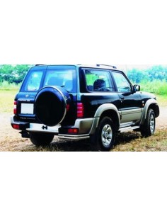 Bull Bar protezione anteriore inox lucido 60mm per Nissan Patrol GR 1998-2004 2