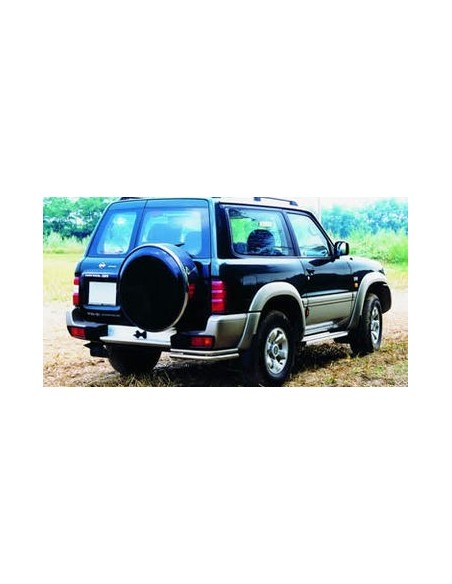 Bull Bar protezione anteriore inox lucido 60mm per Nissan Patrol GR 1998 20