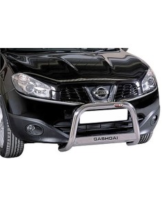 Bull Bar protezione anteriore inox lucido 60mm per Nissan Qashqai 2010 2013