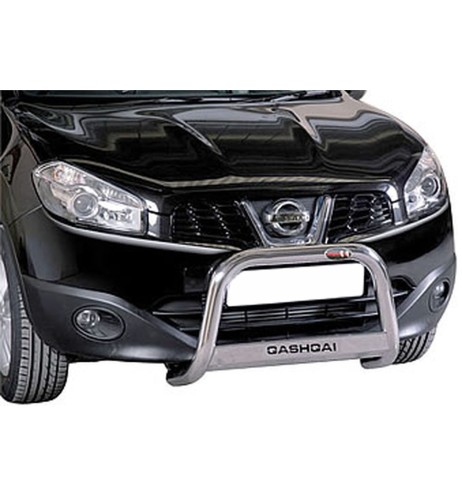 Bull Bar protezione anteriore inox lucido 60mm per Nissan Qashqai 2010-2013