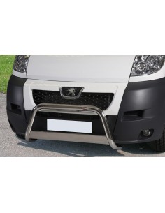 Bull Bar protezione anteriore inox lucido 60mm Peugeot Boxer 2006 2013