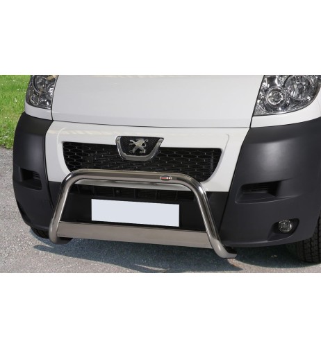 Bull Bar protezione anteriore inox lucido 60mm Peugeot Boxer 2006-2013