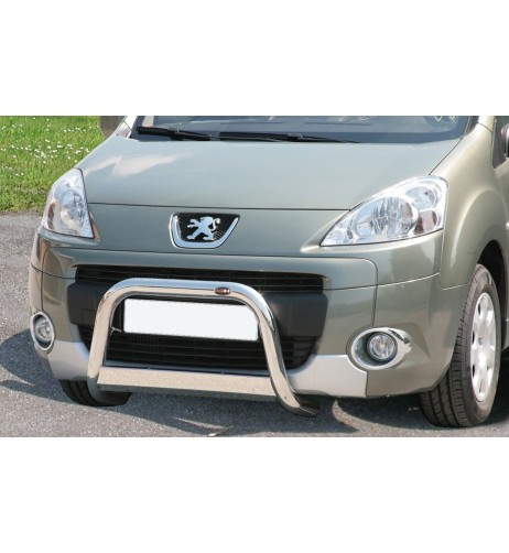 Bull Bar protezione anteriore inox lucido 60mm Peugeot Partner 2008-2015