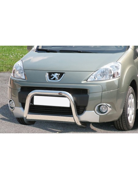 Bull Bar protezione anteriore inox lucido 60mm Peugeot Partner 2008-2015