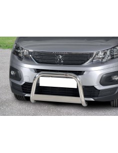 Bull Bar protezione anteriore inox lucido 60mm Peugeot Rifter dal 2018