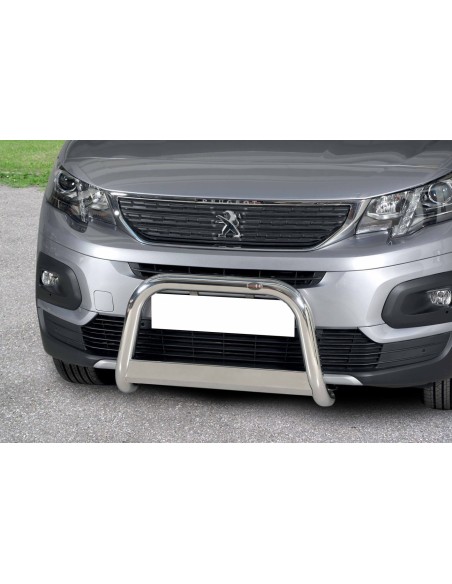 Bull Bar protezione anteriore inox lucido 60mm Peugeot Rifter dal 2018