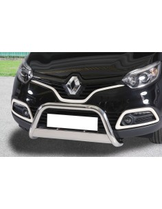 Bull Bar protezione anteriore inox lucido 60mm Renault Captur dal 2013