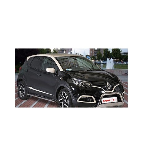Bull Bar protezione anteriore inox lucido 60mm Renault Captur dal 2013