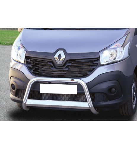 Bull Bar protezione anteriore inox lucido 60mm Renault Trafic L1 dal 2014