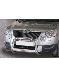 Bull Bar protezione anteriore inox lucido 60mm Skoda Yeti 2009 2013