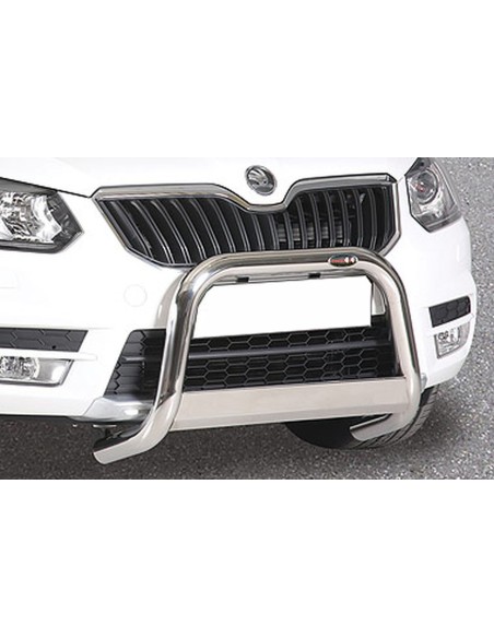 Bull Bar protezione anteriore inox lucido 60mm Skoda Yeti dal 2014