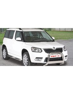 Bull Bar protezione anteriore inox lucido 60mm Skoda Yeti dal 2014 2