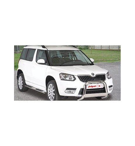 Bull Bar protezione anteriore inox lucido 60mm Skoda Yeti dal 2014